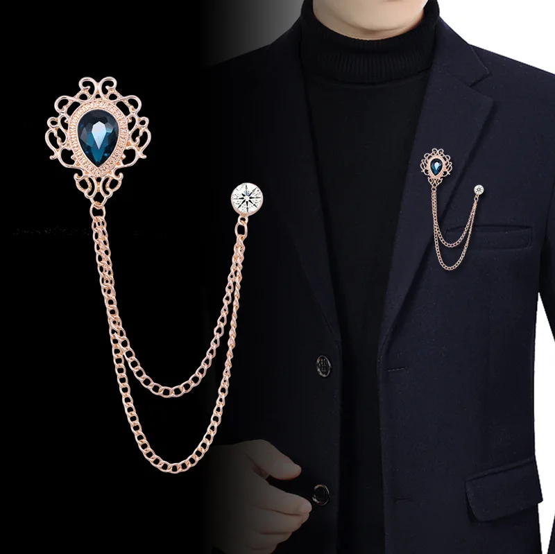 Women'S Fashion Suit - New Vintage Tassel Chain Rhinestone Crystal