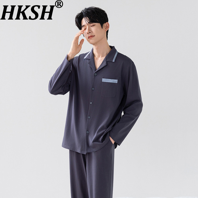 Women And Men Fashion - HKSH Autumn Winter Men Tide Long