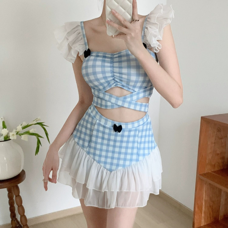 Women'S Fashion Suit - Ladies Slimming Halter Bathing Suit Cute