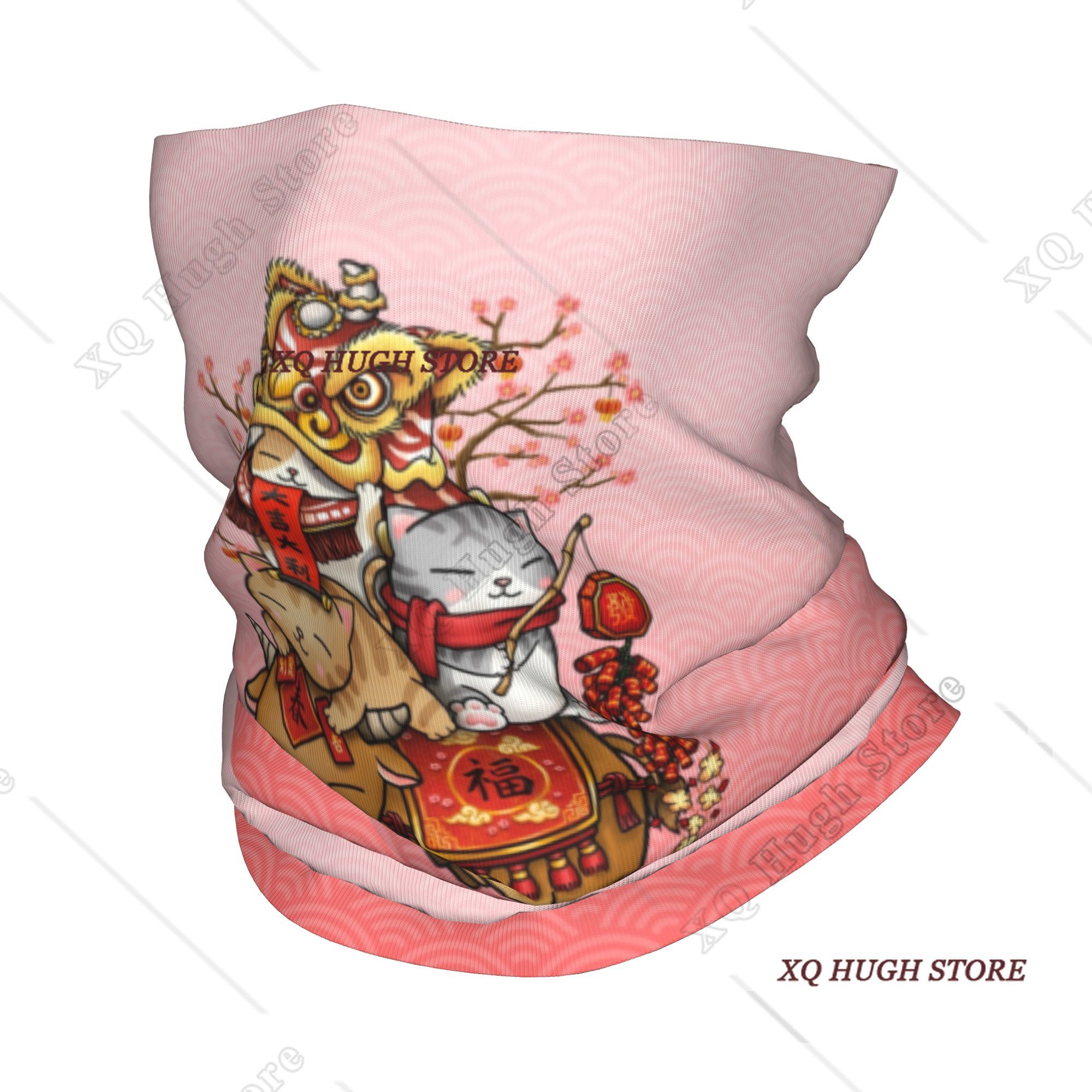 Women'S Fashion Revolution - Custom Lucky Cat Revolution Bandana Neck