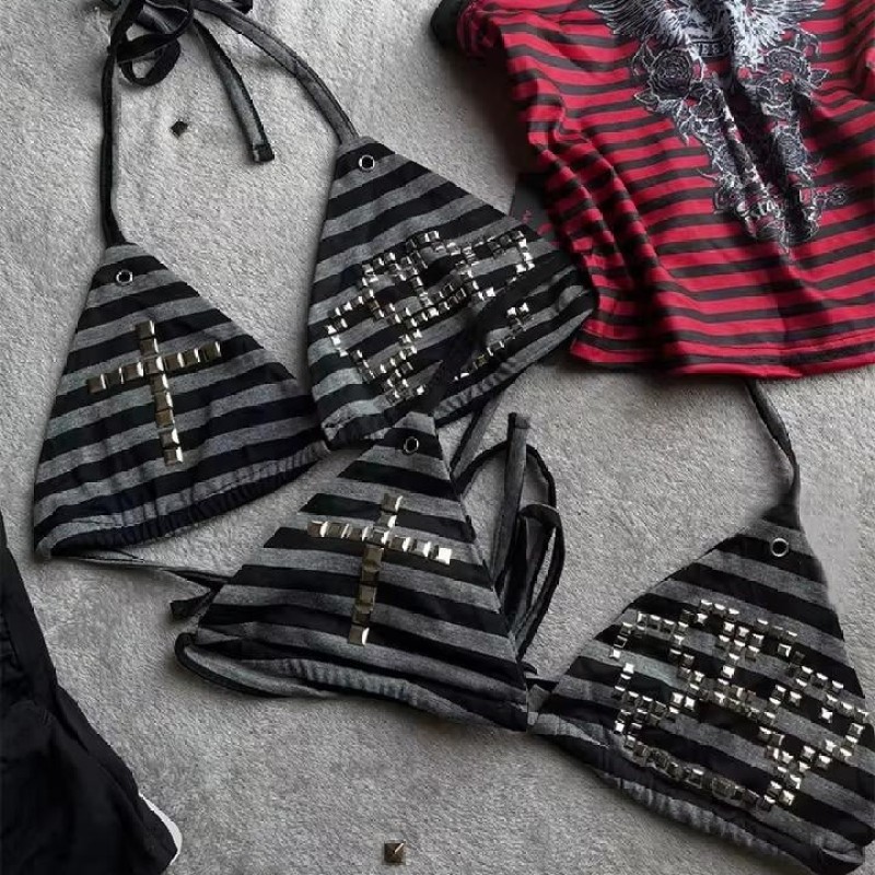 Women'S Y3K Fashion - Y3k American Summer Vintage Striped print