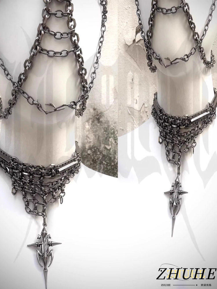 Women'S Fashion Edgy - Gothic Multi-Layer Chain Jewelry Accessories, Fashion