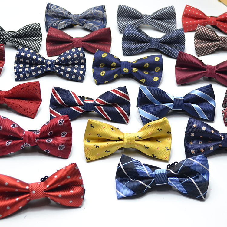 Women'S Fashion From The 60S - Bowtie Men Formal Dot Stripe Necktie