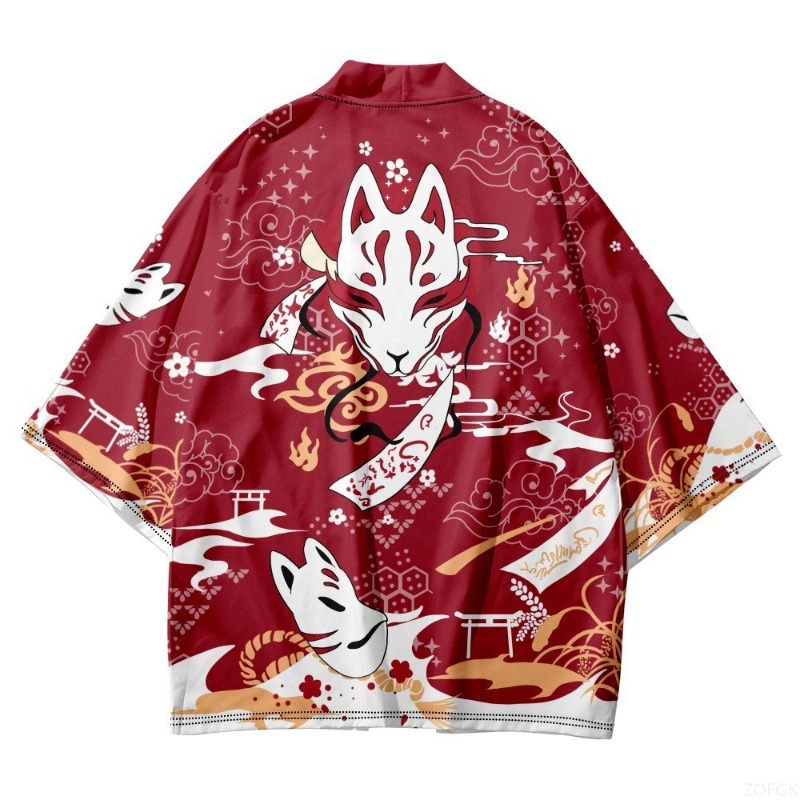 Chinese Style Harajuku Haori P - Women'S Fashion Kimono 评论和价格