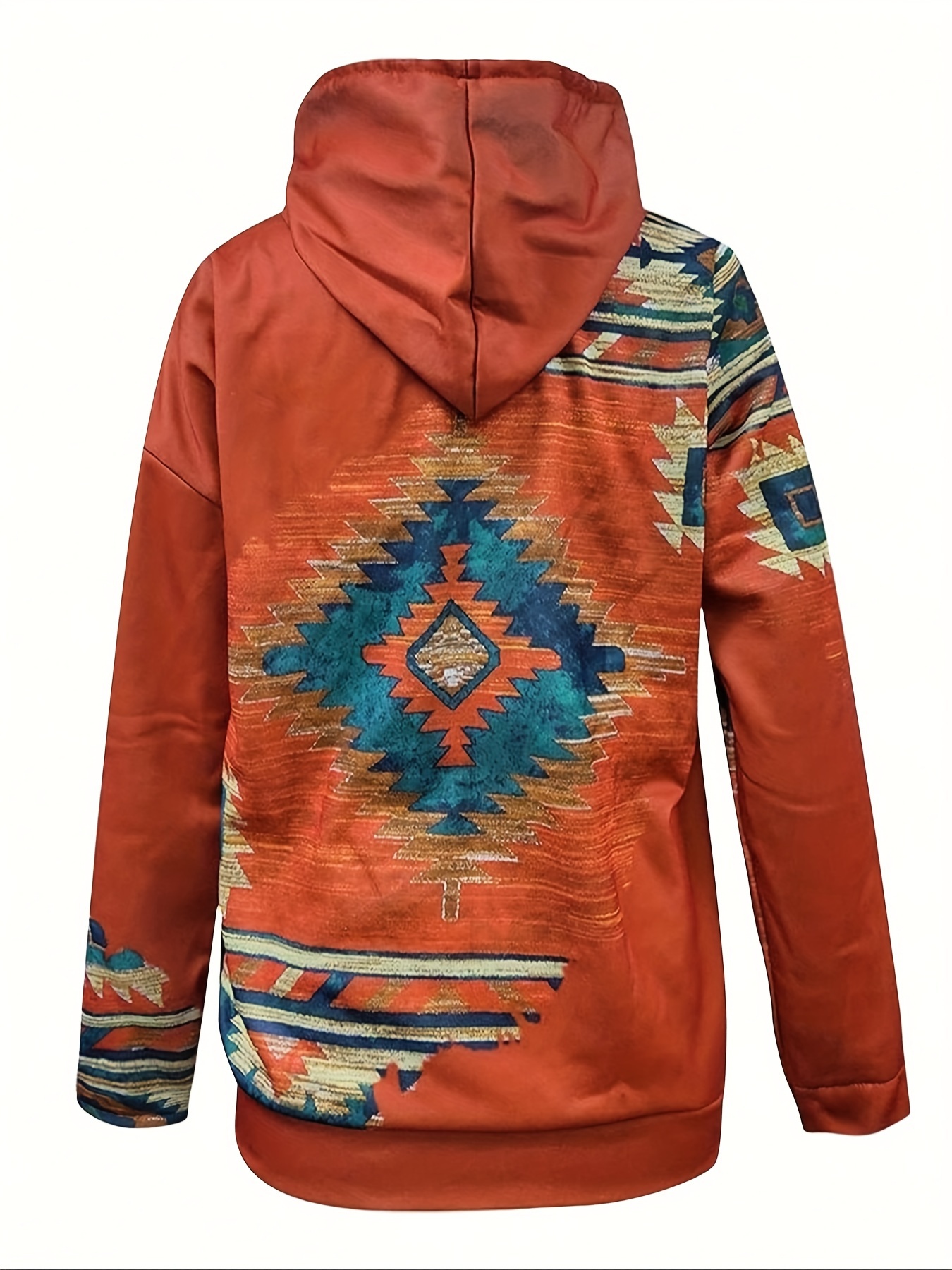 Women Plus Size Rust Western A - Hoodie Women Oversized 评论和价格