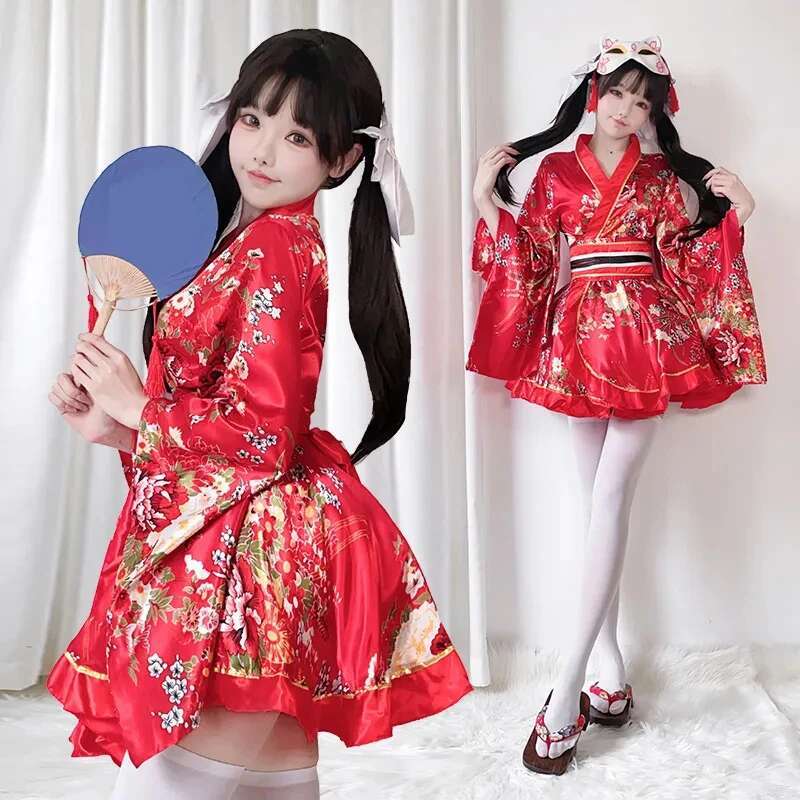 Japanese Modified Kimono Dress - Women'S Fashion Kimono 评论和价格