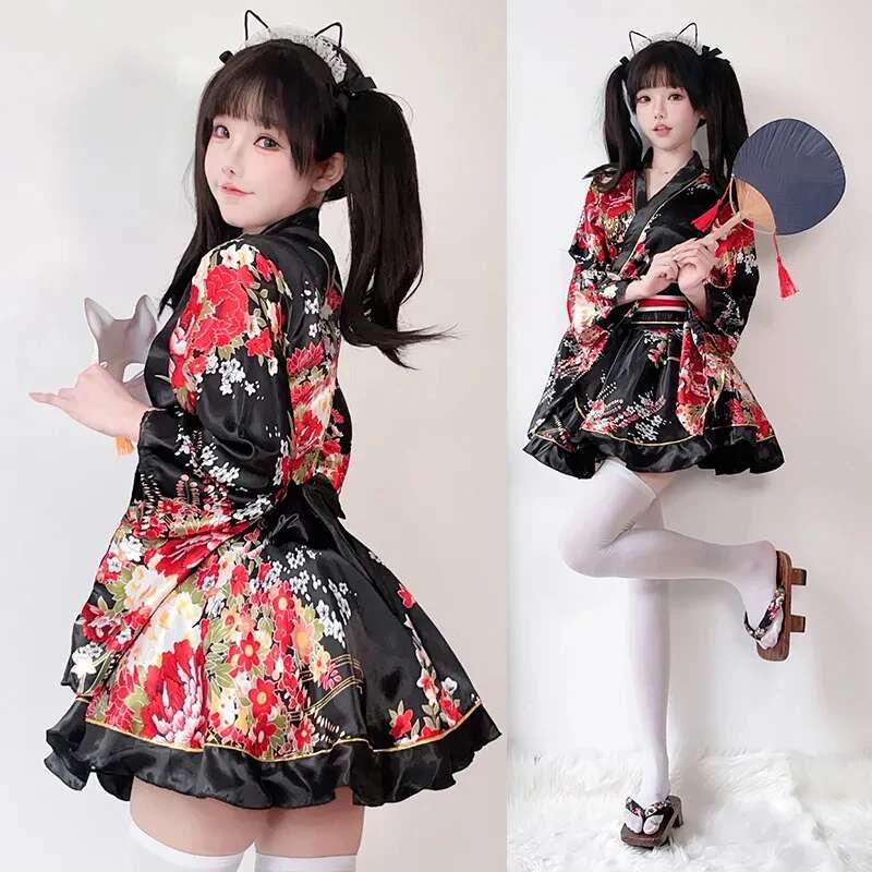 Japanese Modified Kimono Dress - Women'S Fashion Kimono 评论和价格