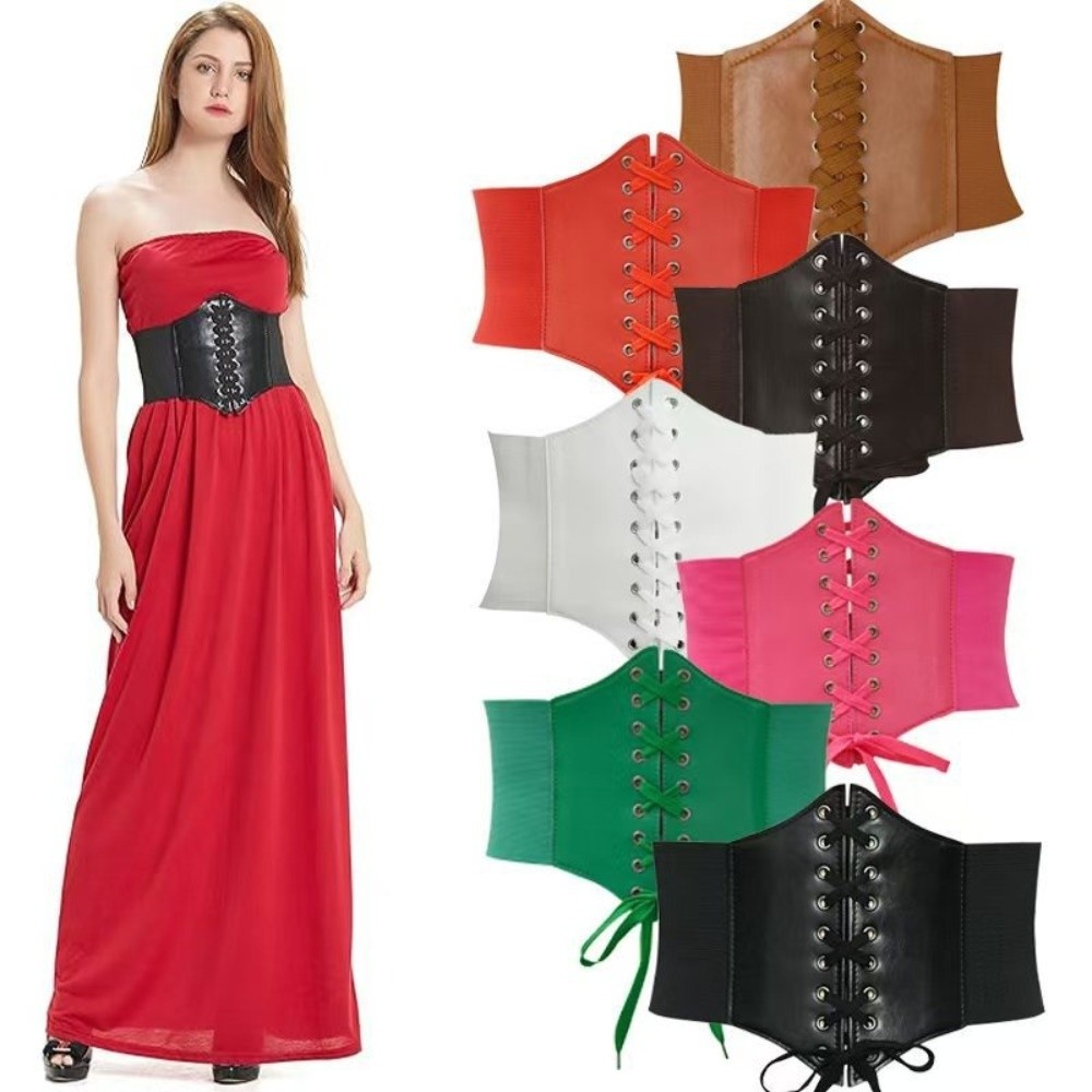 Wide Corset Waist Belt Elastic - Women'S Fashion From The 60S 评论和价格