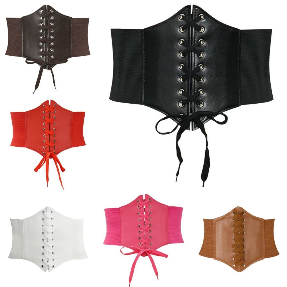 Wide Corset Waist Belt Elastic - Women'S Fashion From The 60S 评论和价格