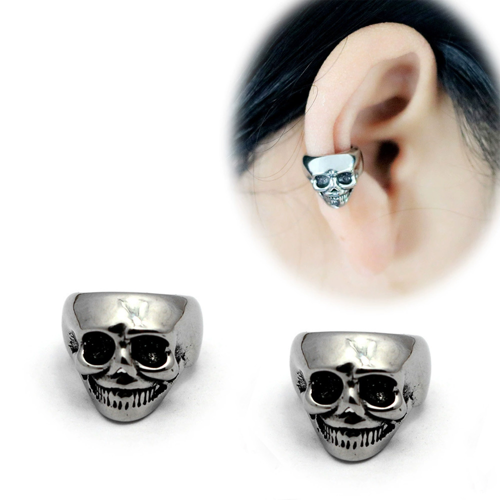 Retro Skull Helix Non-Pierced  - Women'S Fashion Edgy 评论和价格