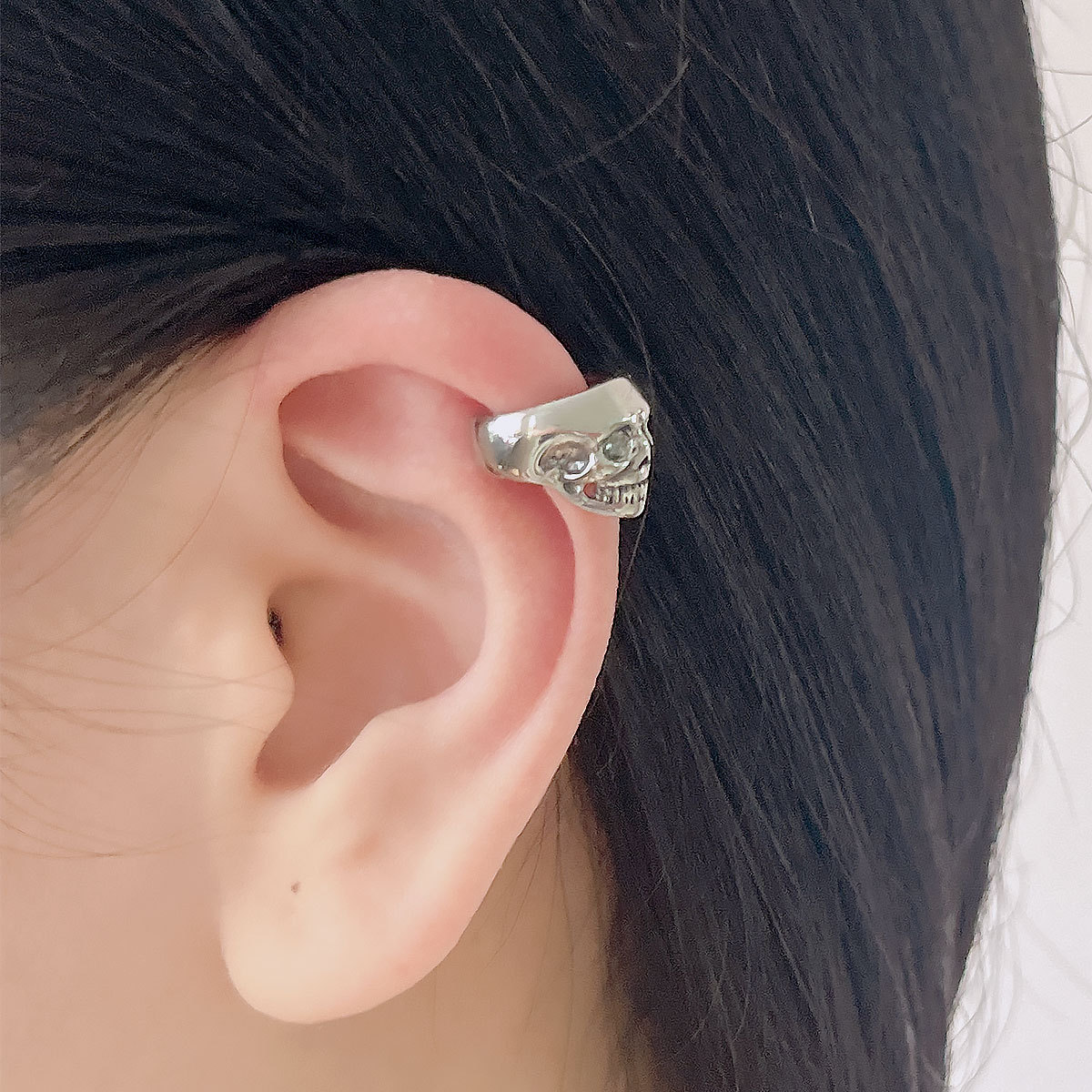 Retro Skull Helix Non-Pierced  - Women'S Fashion Edgy 评论和价格