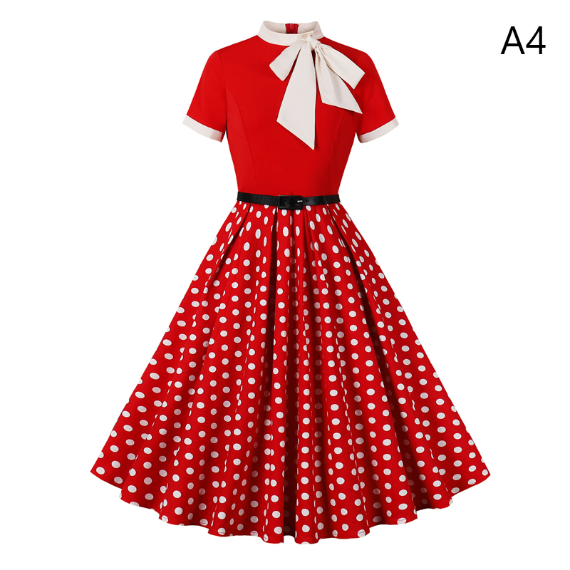 50 60s Vintage Dress Women Pol - Women'S Fashion From The 60S 评论和价格
