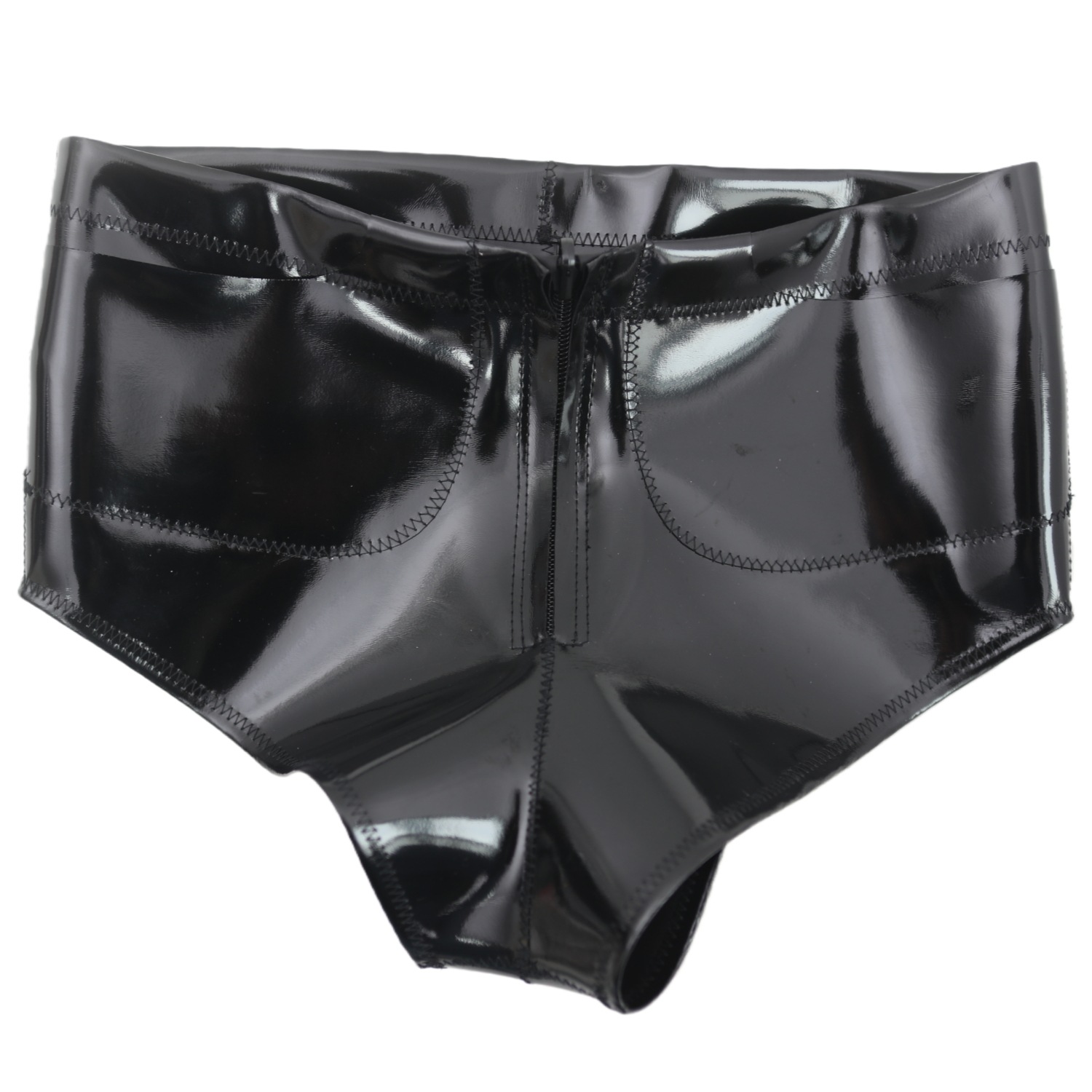 Women Men Glossy Pocket Shorts - Women And Men Fashion 评论和价格