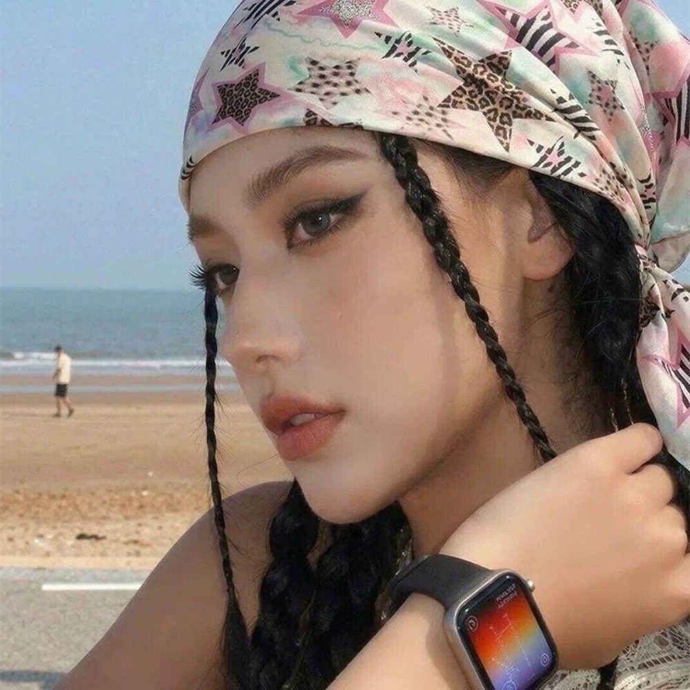Durable Vintage Square Scarf L - Women'S Fashion Edgy 评论和价格
