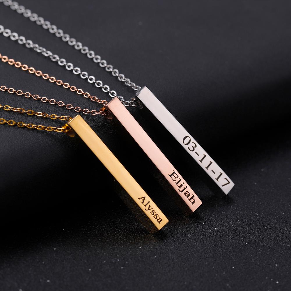 Personalized Necklace Vertical - Women Fashion Name Ideas 评论和价格