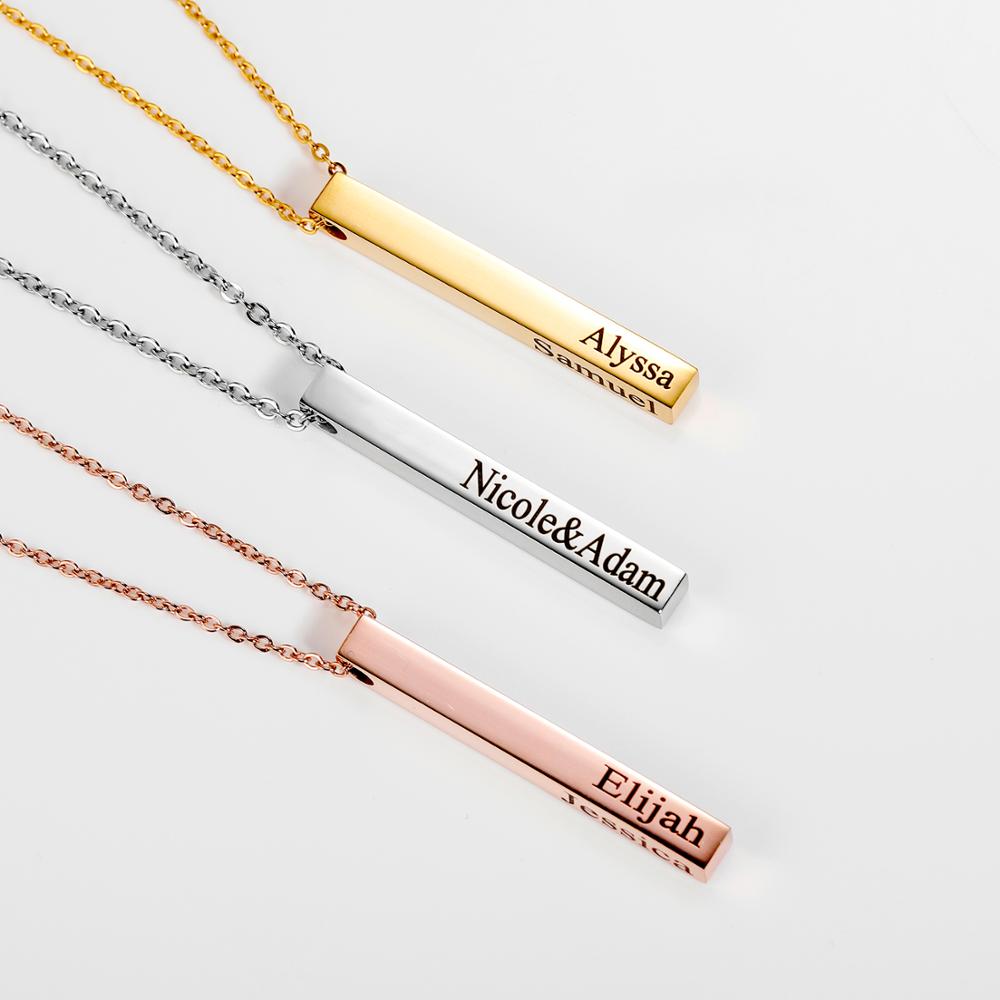 Personalized Necklace Vertical - Women Fashion Name Ideas 评论和价格