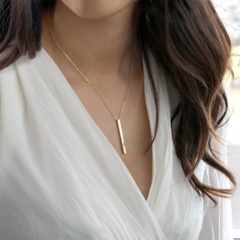 Personalized Necklace Vertical - Women Fashion Name Ideas 评论和价格