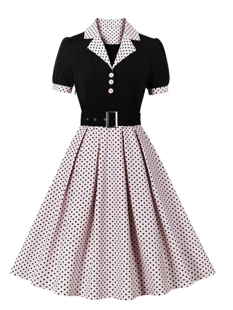 2024 New Fashion Polka Dot Vin - Women'S Fashion From The 60S 评论和价格