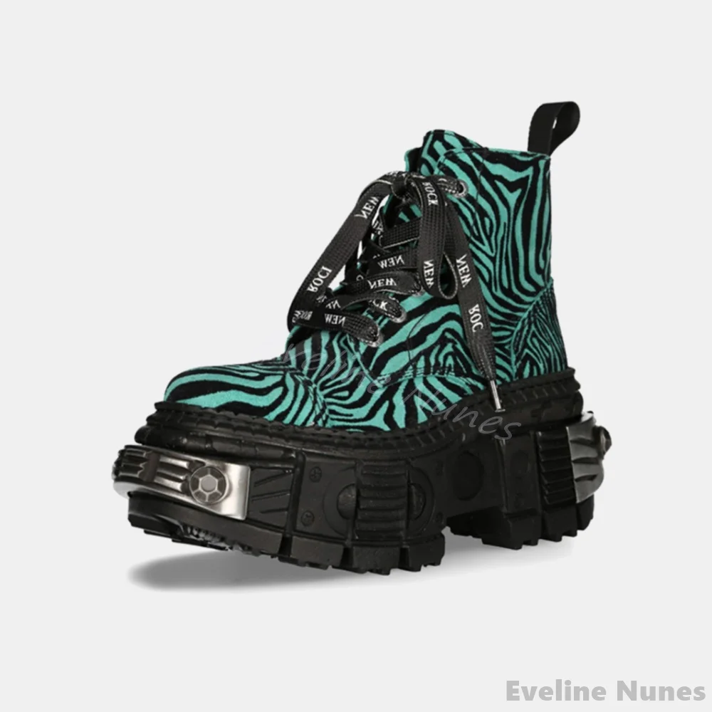 Retro Contrast Color Leopard P - Winter Fashion Women Boots 评论和价格