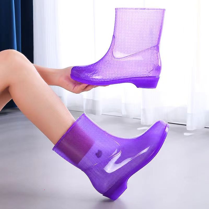 New Women's Rain Shoes Soft So - Women'S Fashion Rain Boots 评论和价格