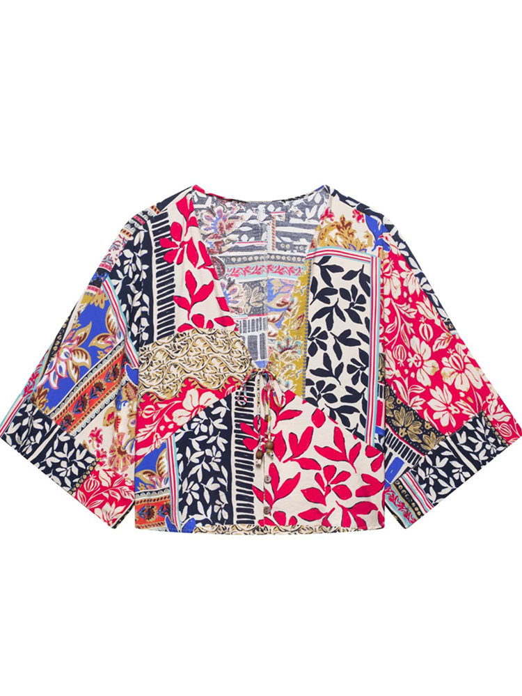 Zevity Women Fashion V Cloth P - Women'S Fashion Kimono 评论和价格
