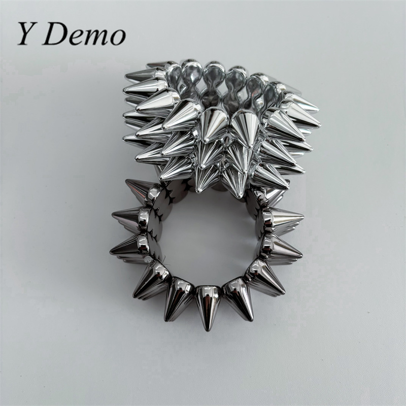 Y Demo Y3K Futuristic Punk Riv - Women'S Y3K Fashion 评论和价格