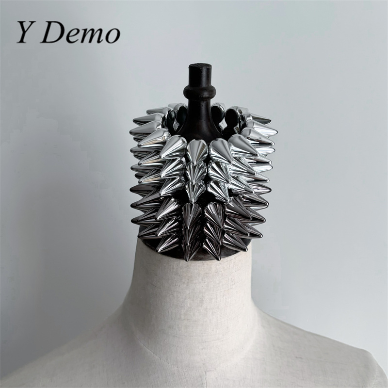 Y Demo Y3K Futuristic Punk Riv - Women'S Y3K Fashion 评论和价格