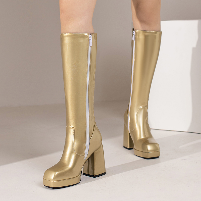 Green Winter Women Platform Kn - Winter Fashion Women Boots 评论和价格