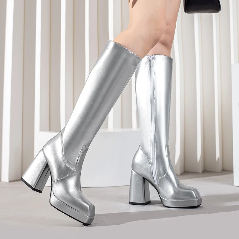 Green Winter Women Platform Kn - Winter Fashion Women Boots 评论和价格