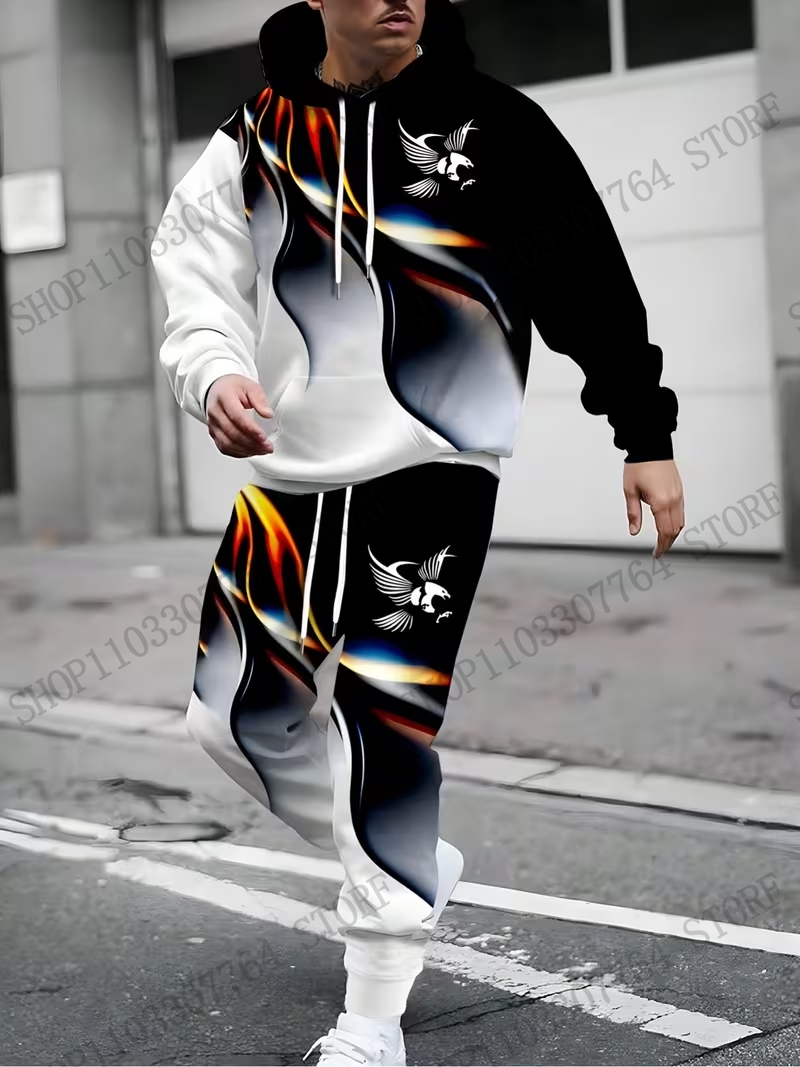 Autumn Winter Hoodie Pant Set  - Women And Men Fashion 评论和价格