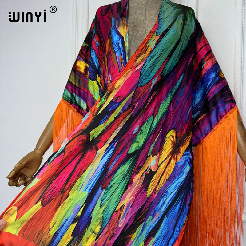 WINYI kimono beach cover-ups b - Women'S Fashion Kimono 评论和价格
