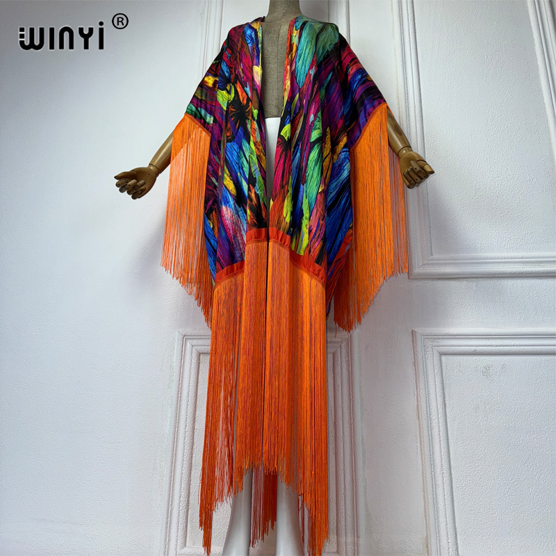 WINYI kimono beach cover-ups b - Women'S Fashion Kimono 评论和价格