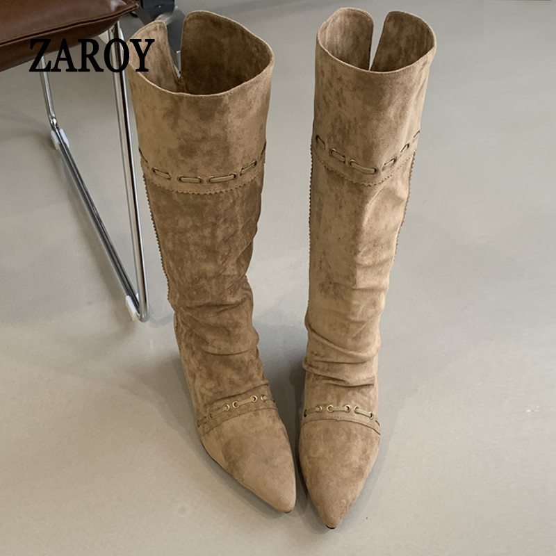 ZAROY Winter Women Boots Fashi - Winter Fashion Women Boots 评论和价格