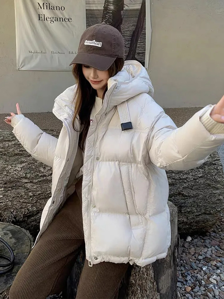 Puffer Parkas Womens Woman Lon - Sherpa Coat Women 评论和价格