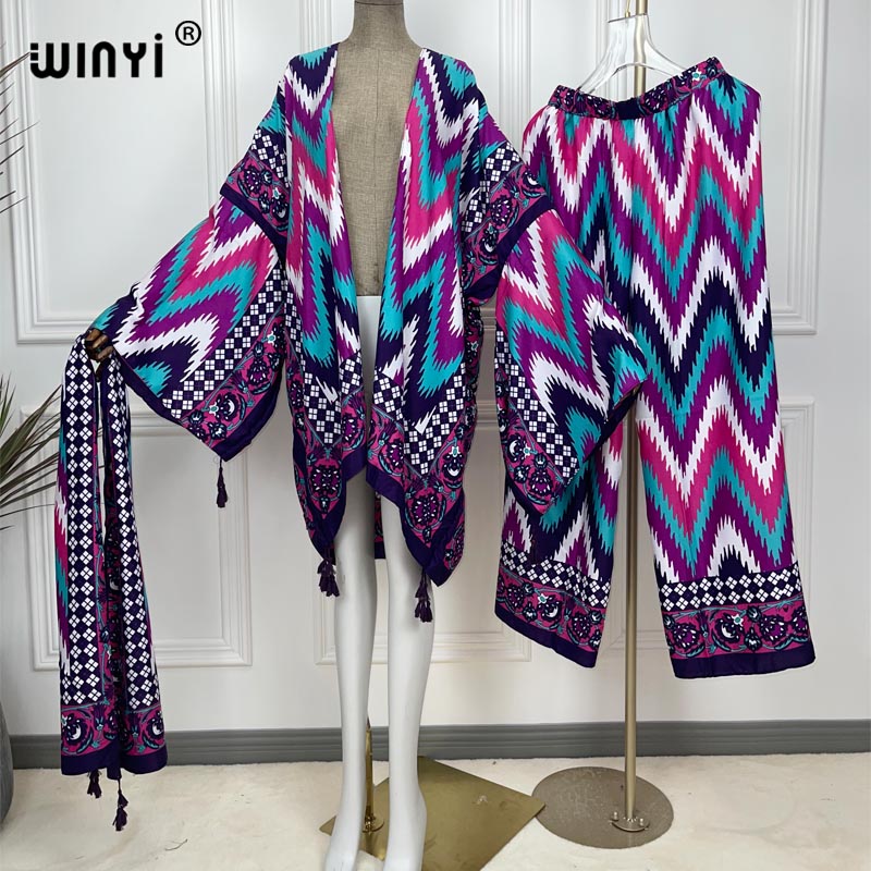 WINYI two-piece suit kimono st - Women'S Fashion Kimono 评论和价格