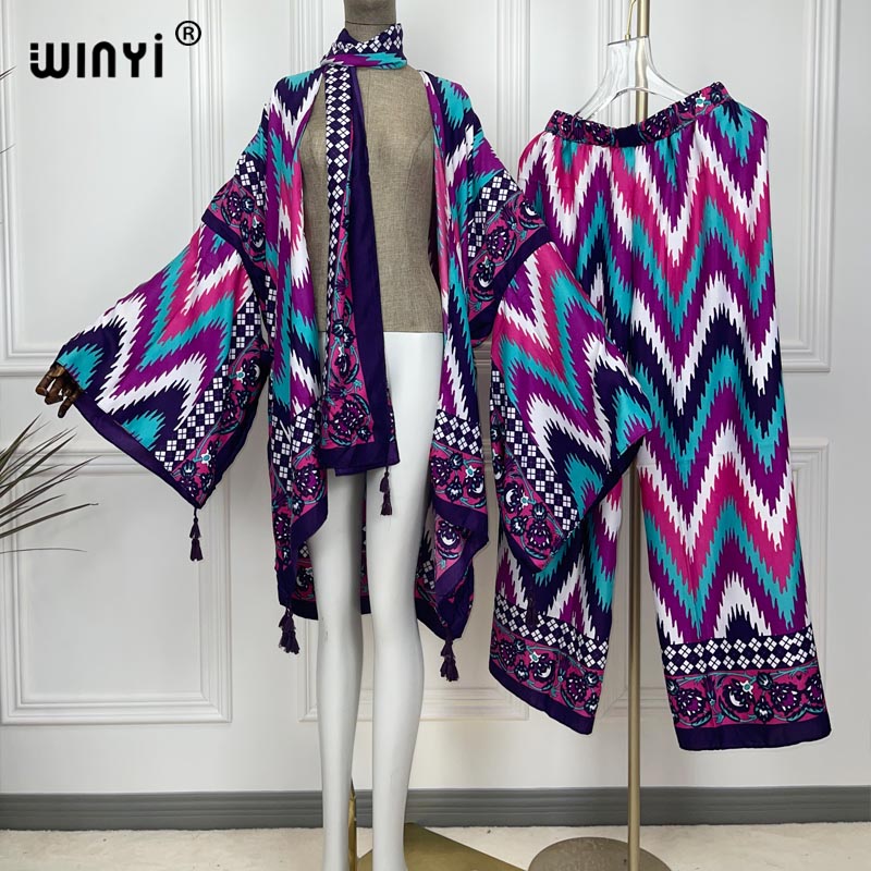 WINYI two-piece suit kimono st - Women'S Fashion Kimono 评论和价格