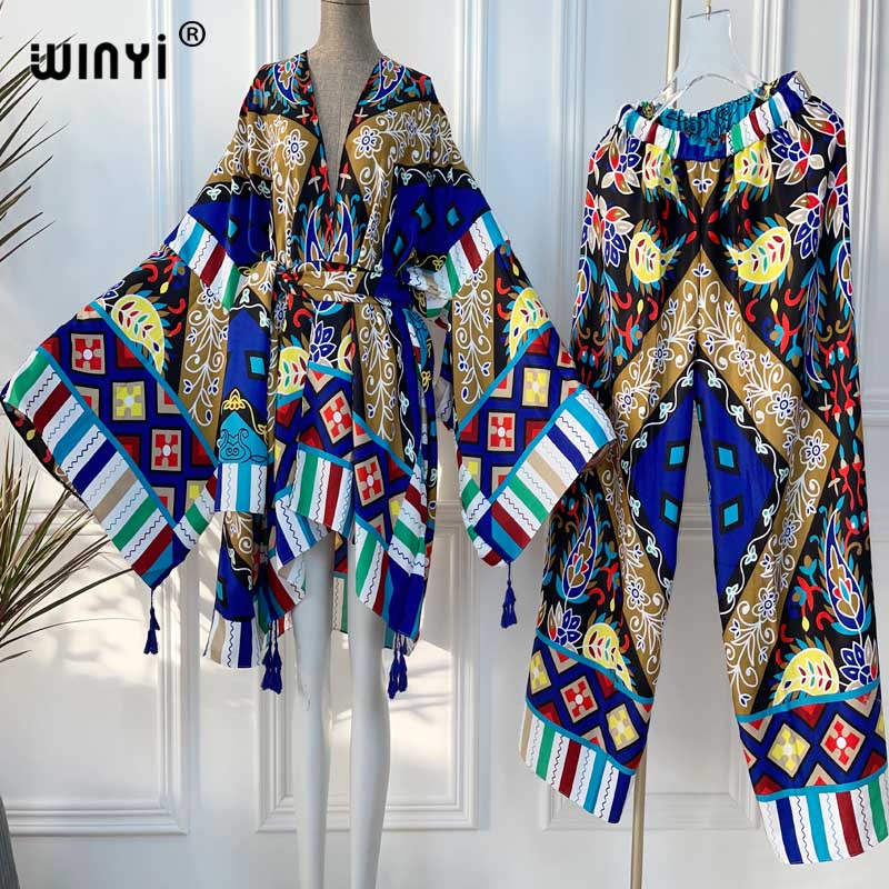 WINYI two-piece suit kimono st - Women'S Fashion Kimono 评论和价格