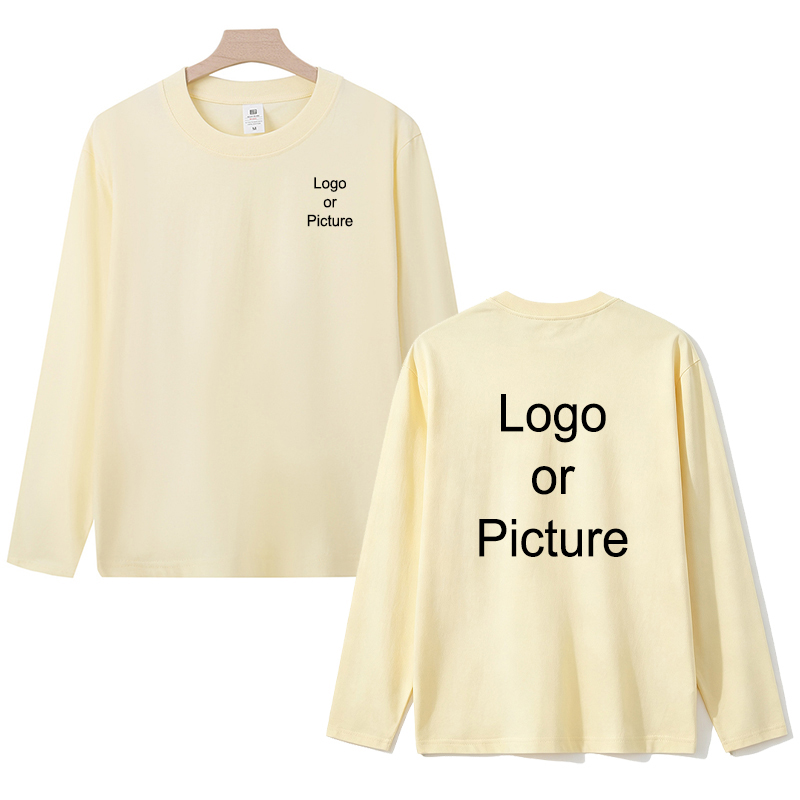 Customized Cotton Long Sleeve  - Women And Men Fashion 评论和价格