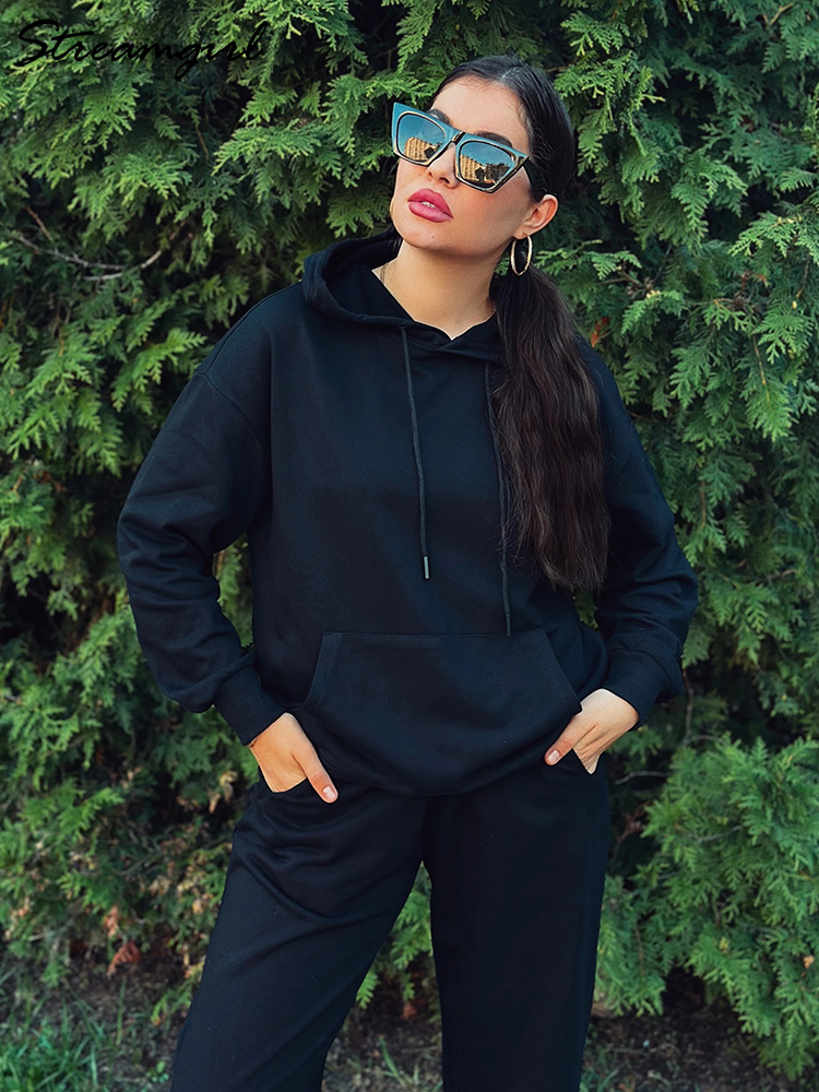 Streamgirl Women's Tracksuit O - Hoodie Women Oversized 评论和价格