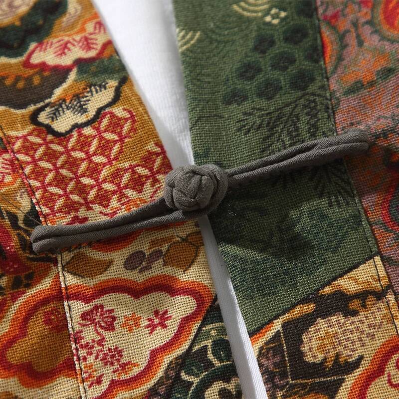 Ethnic Style Print Yukata Men  - Women'S Fashion Kimono 评论和价格